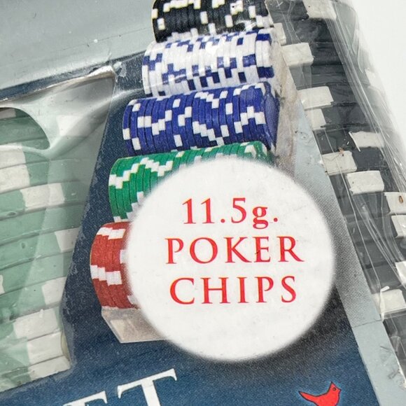 Poker Chip Set 11.5g Las Vegas Style Stackable Tray 100 Heavyweight Dual-Toned - Picture 2 of 15